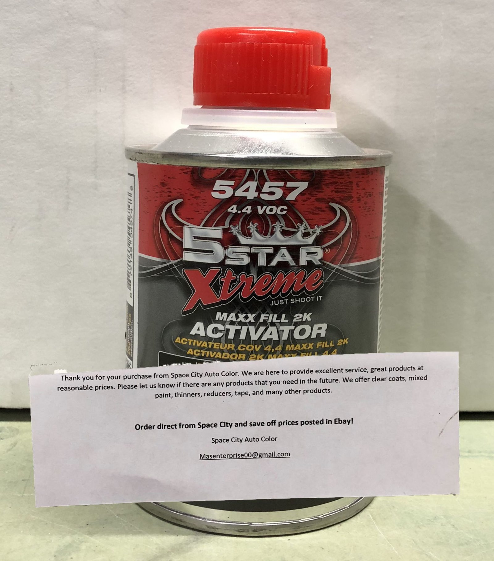 5 Star 2K High Build Urethane GRAY Primer wActivator Quart Kit PPG