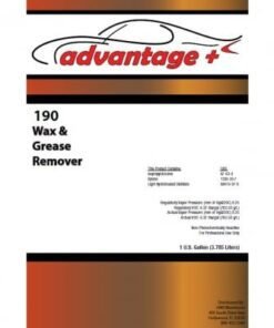 190  WAX  &  GREASE  REMOVER