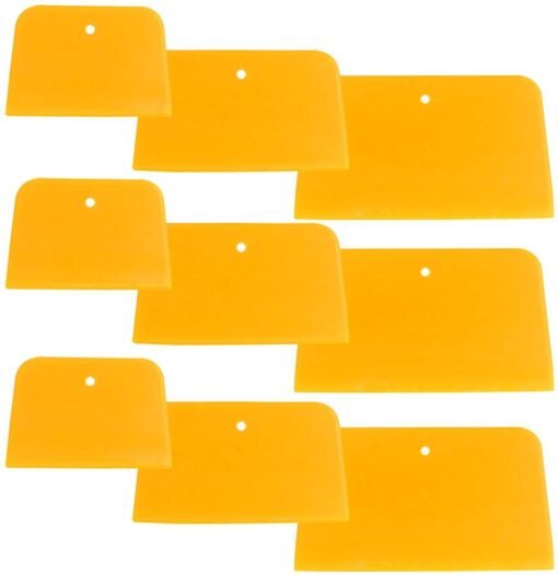 Set of 9 Body Filler Spreaders Automotive Body Fillers, 4, 5, 6 Inch