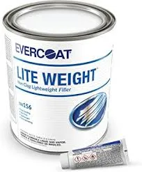 EVERCOAT® LITE WEIGHT® 100156 Professional Lightweight Body Filler, 3 L Can, Gray, Liquid