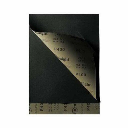 Sunmight 08116 Plain Sheet, 9 in W x 11 in L, P400 Grit, Aluminum Oxide Abrasive, Wet/Dry