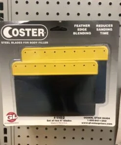 Coster Metal Body Filler Spreaders - PKG 2