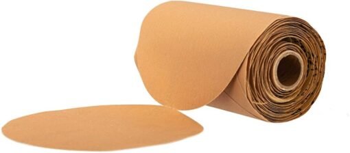 Sunmight Gold 00611 Open Coated Link Roll Sanding Disc, 6 in, P220 Grit, Premium Aluminum Oxide, PSA Attachment