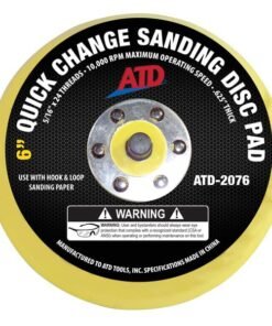 6" Quick Change Sanding Disc Pad - VELCRO STYLE