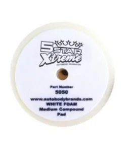 White Foam Waffle Pads (Coarse) - 2 pack