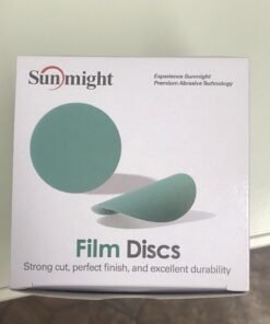 Alternative view of Sunmight Film 54214 Open Coated Grip Disc, 3 in, P320 Grit, Premium Aluminum Oxide, Velcro Attachment