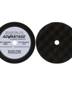 Black Foam Waffle Polishing Pad (Fine) - 2/pk