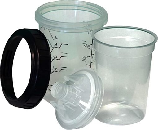3P 300mL (10oz) Disposable Paint Cup System