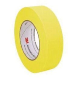 3M™ 06654 388N Automotive Refinishing Masking Tape, 1-1/2 Inch Yellow