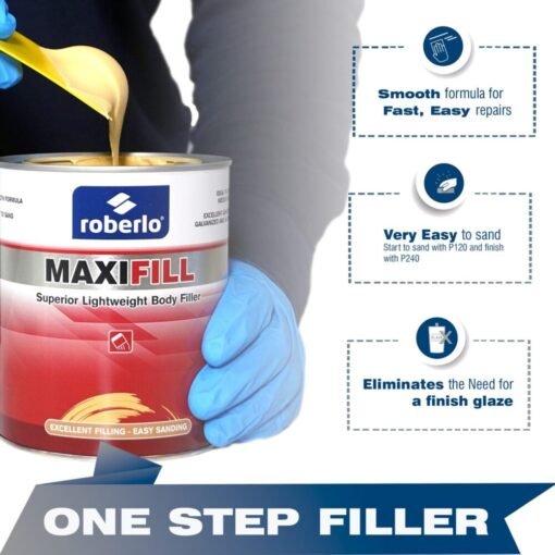 ROBERLO MAXIFILL Light Weight Body Filler w/Hardener - Image 2