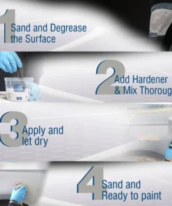 Alternative view of Roberlo ME1 Multifiller Express HS 4:1 Primer Filler