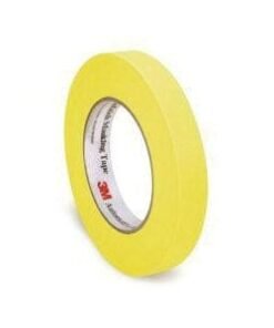 3M™ 06653 388N Automotive Refinishing Masking Tape, 55 m x 24 mm, 6.3 mil THK, Yellow, 388N