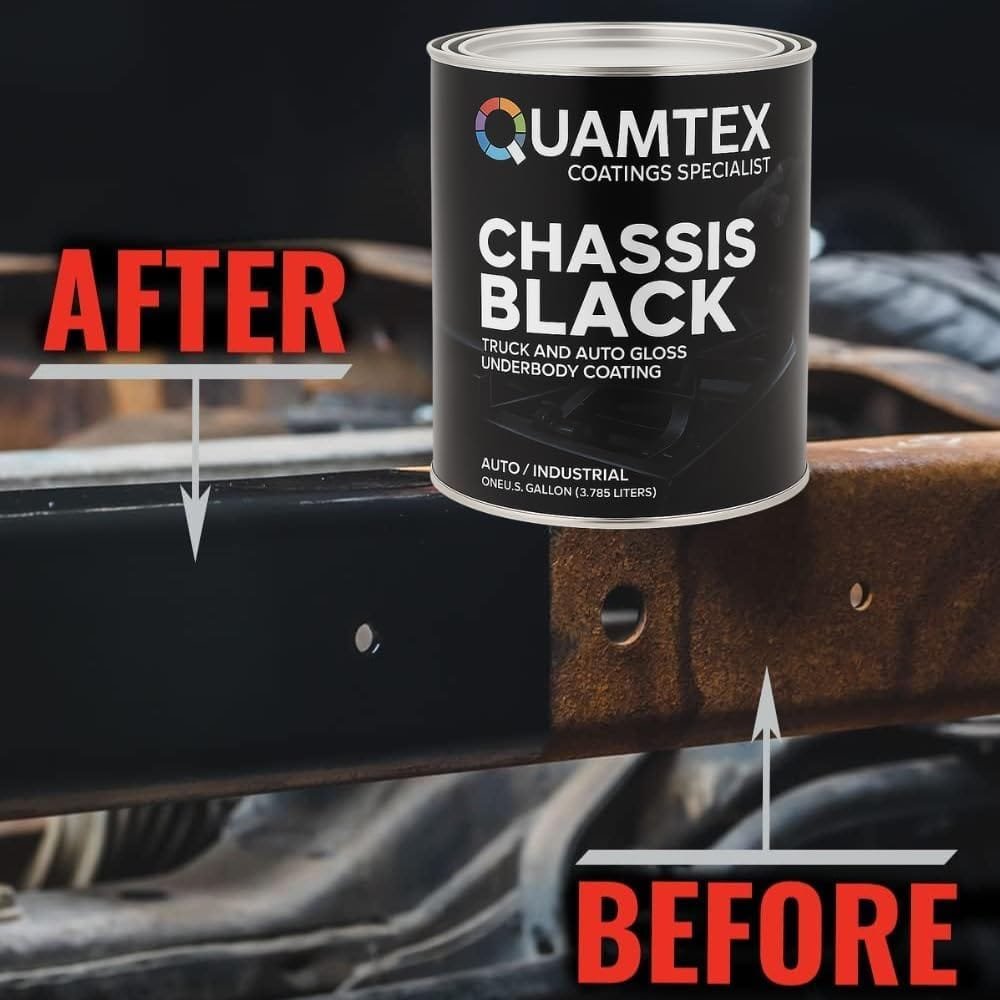 Quamtex Chassis Black Gloss Underbody Coating – 1 Gallon - Image 2