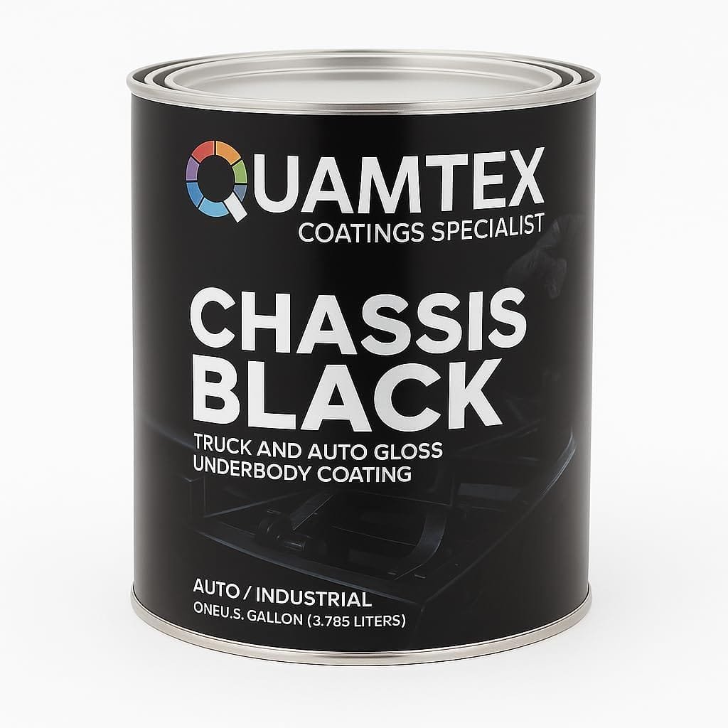 Quamtex Chassis Black Gloss Underbody Coating – 1 Gallon